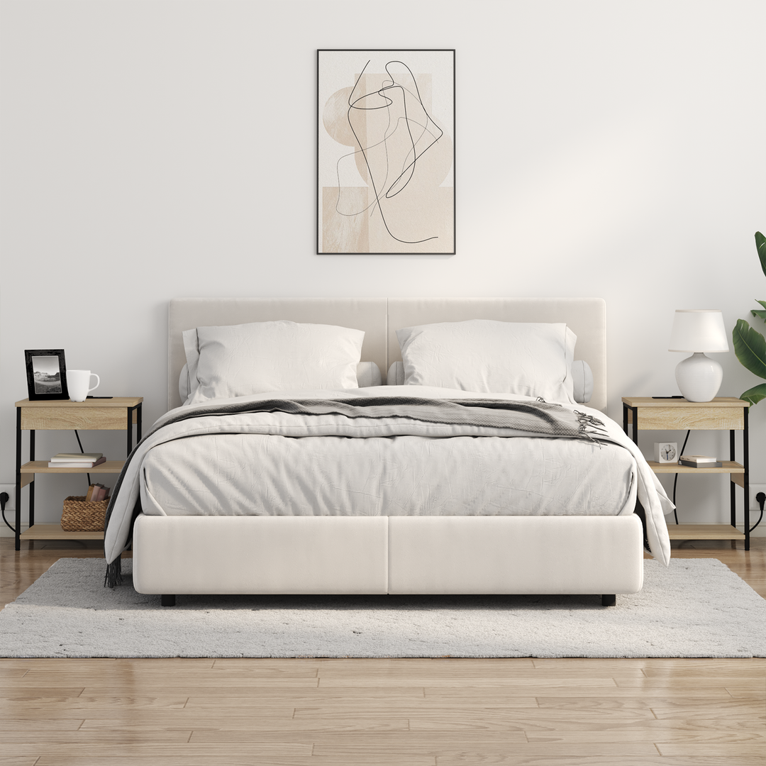 Natskab 2 pcs Sonoma eg 41 x 31 x 51 cm Konstrueret træ