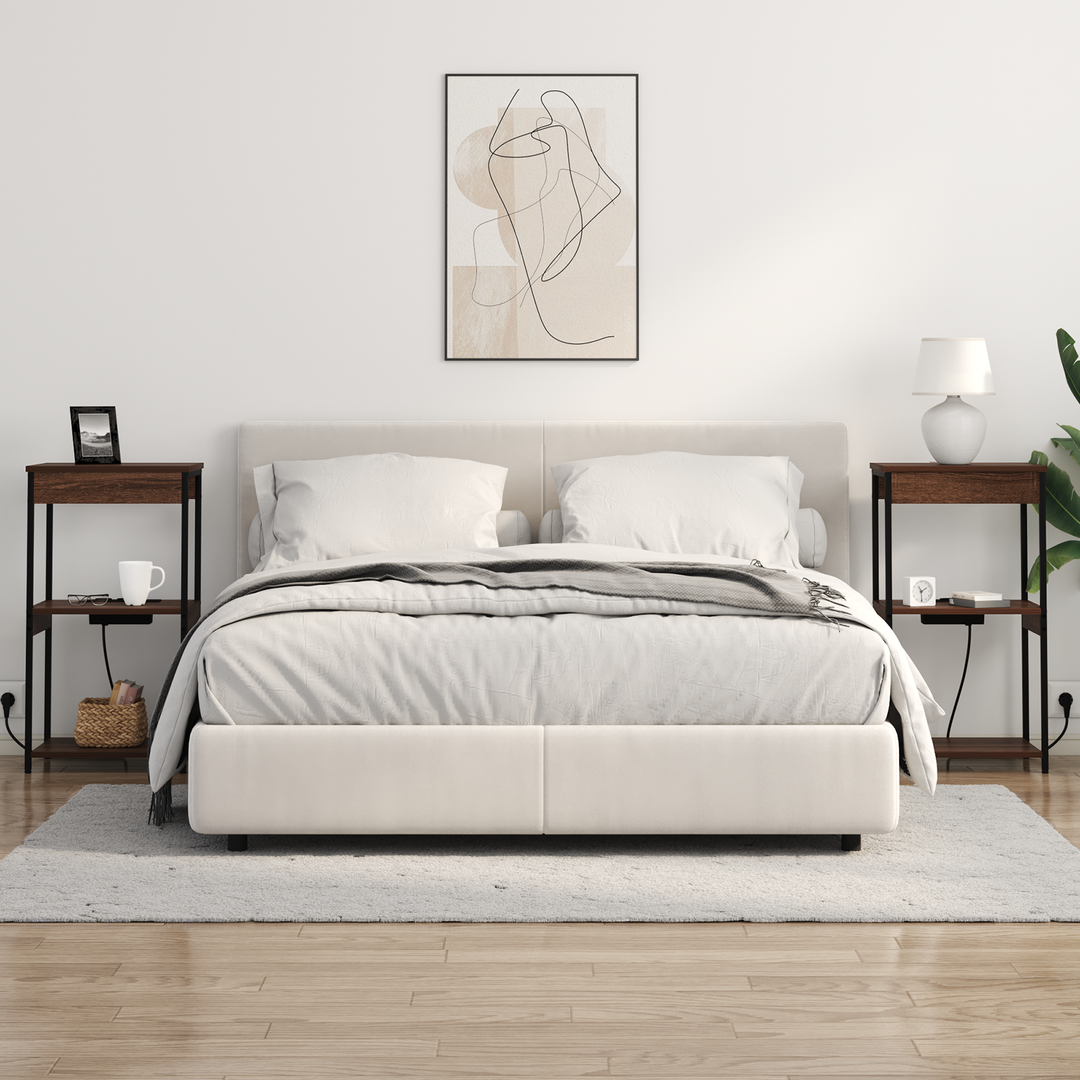 Natskab med hylde Brun eg 41 x 31 x 76 cm Konstrueret træ