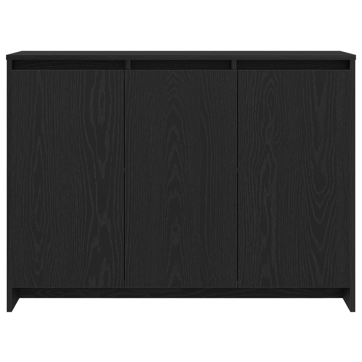 Sideboard Sort 102 x 29.5 x 75 cm Konstrueret træ