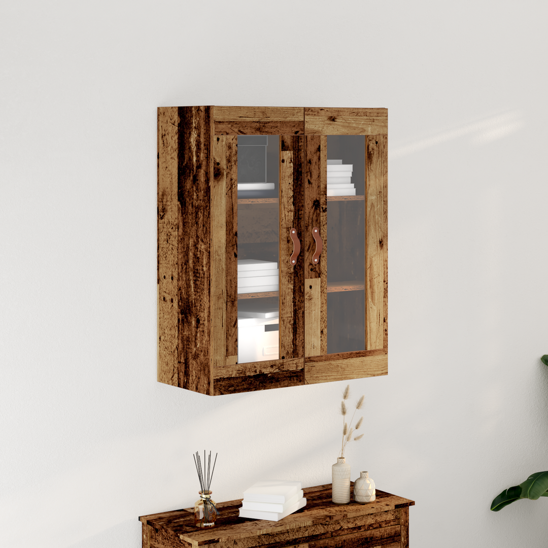 Vægskab Gammelt træ 69,5 x 34 x 90 cm Konstrueret træ