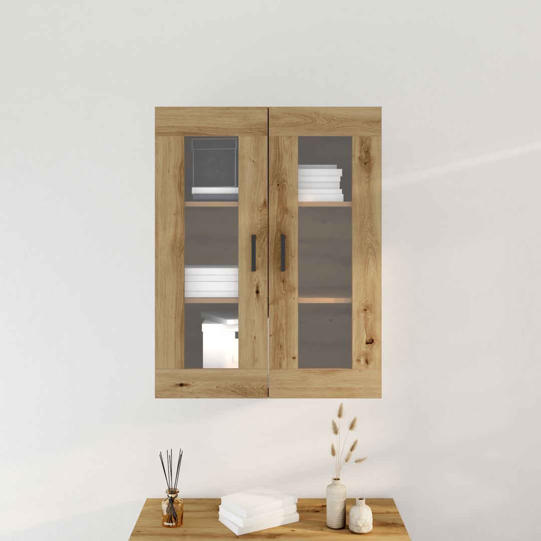 Vægskab Artisan Egetræ 69,5 x 34 x 90 cm Konstrueret træ