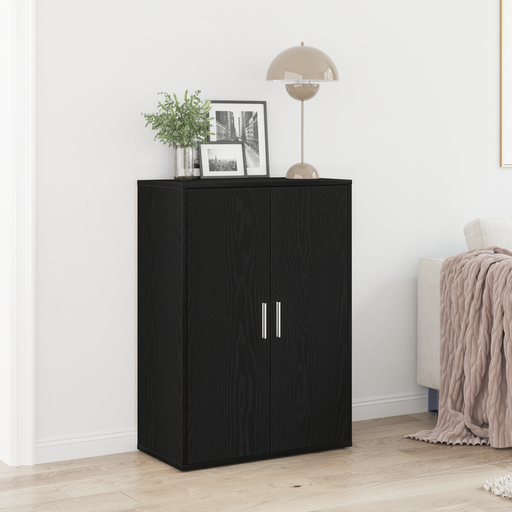 Sideboard Sort eg 60 x 31 x 84 cm Konstrueret træ