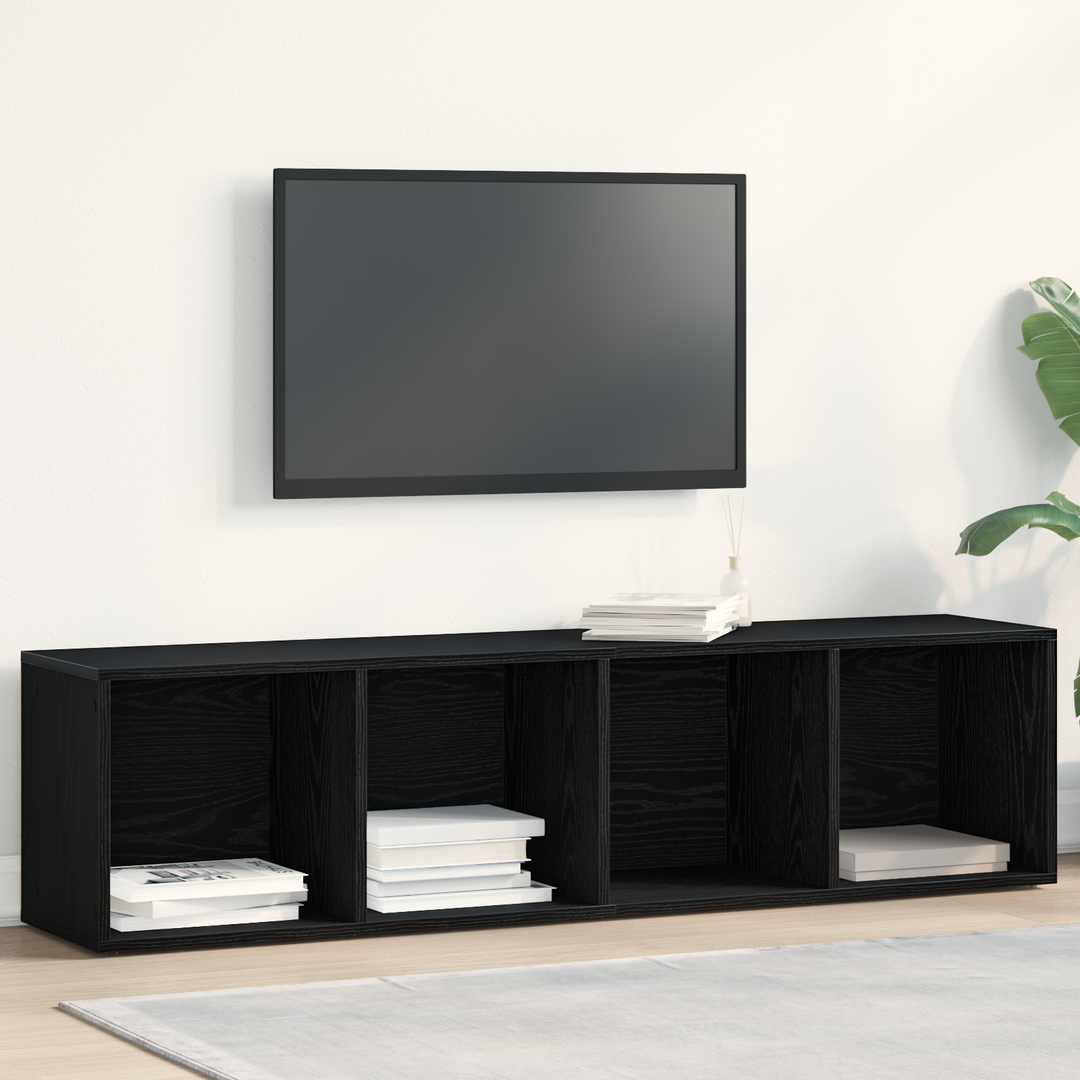 | Bogskab | Sort eg 36 x 30 x 143 cm Konstrueret træ