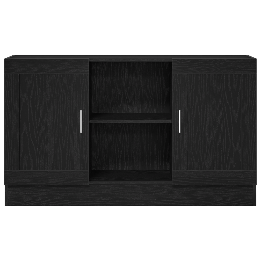 Sideboard Sort eg 120 x 30,5 x 70 cm Konstrueret træ