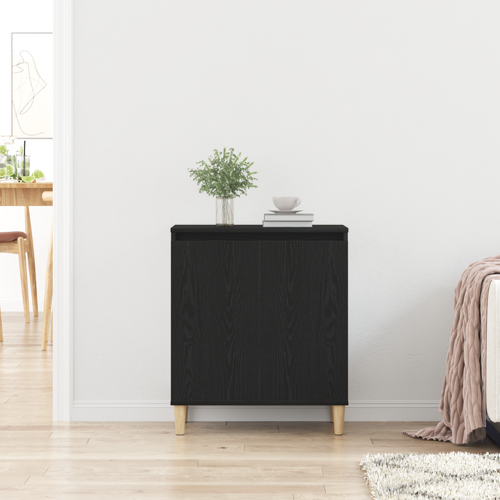 Sideboard Sort eg 60 x 35 x 70 cm Konstrueret træ