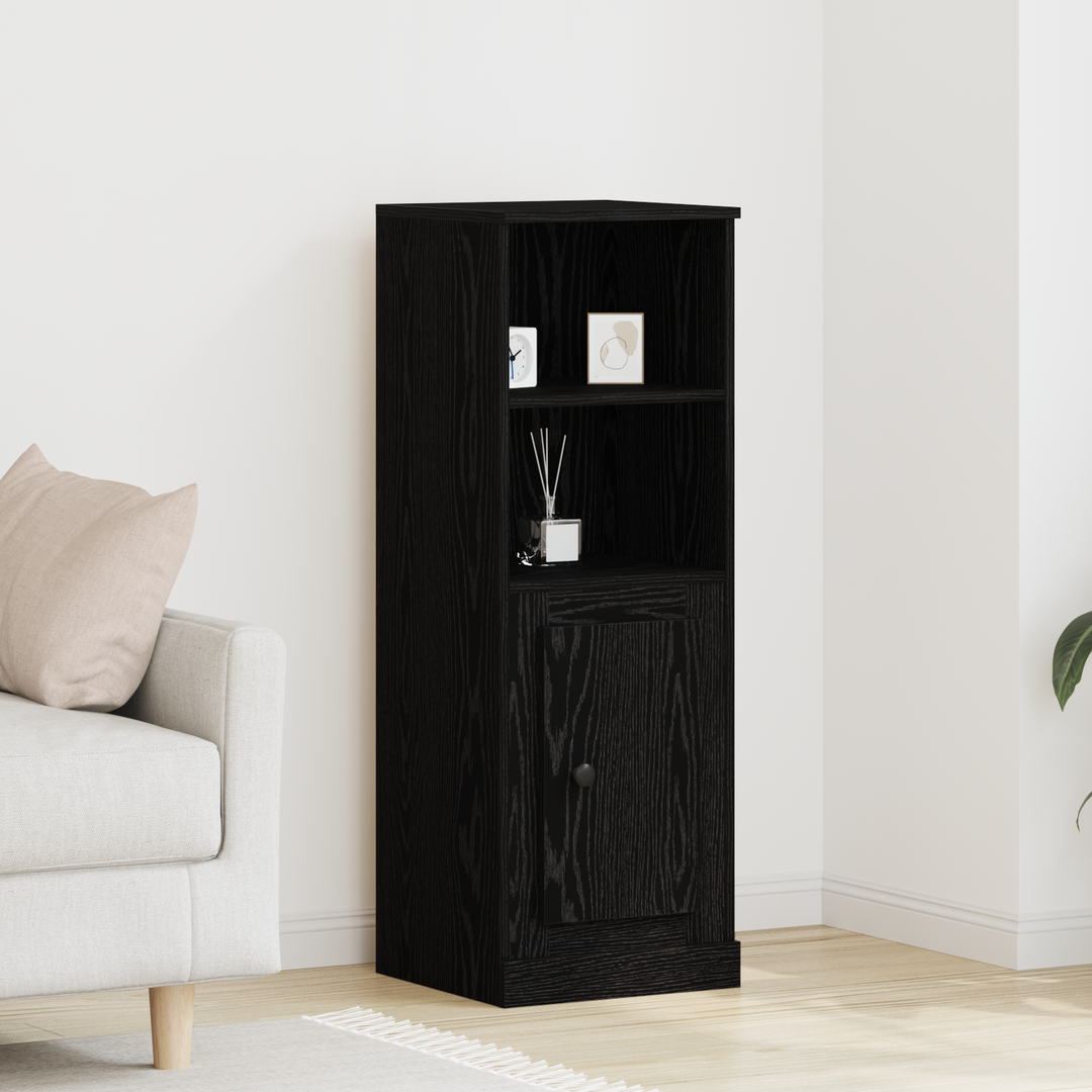 Højskåp Sort eg 36 x 35,5 x 103,5 cm Konstrueret træ