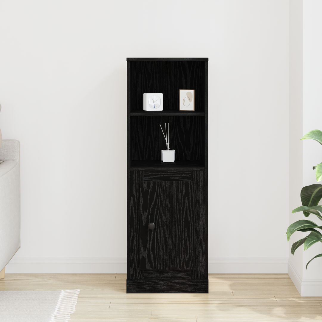 Højskåp Sort eg 36 x 35,5 x 103,5 cm Konstrueret træ