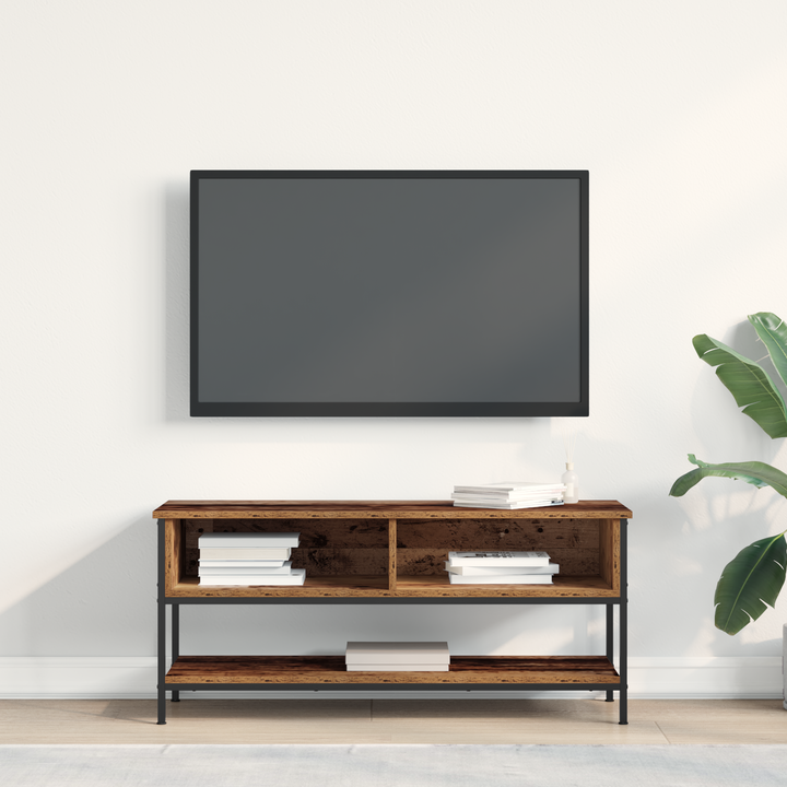 TV-møbelsæt Gammelt træ 100 x 35 x 45 cm Konstrueret træ