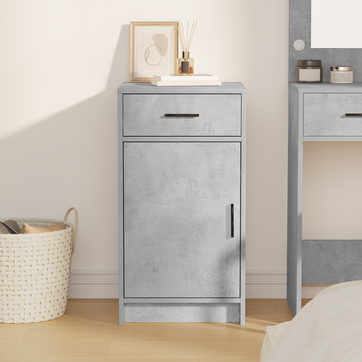Sideboard Beton Grå 40 x 40.5 x 75 cm Konstrueret træ