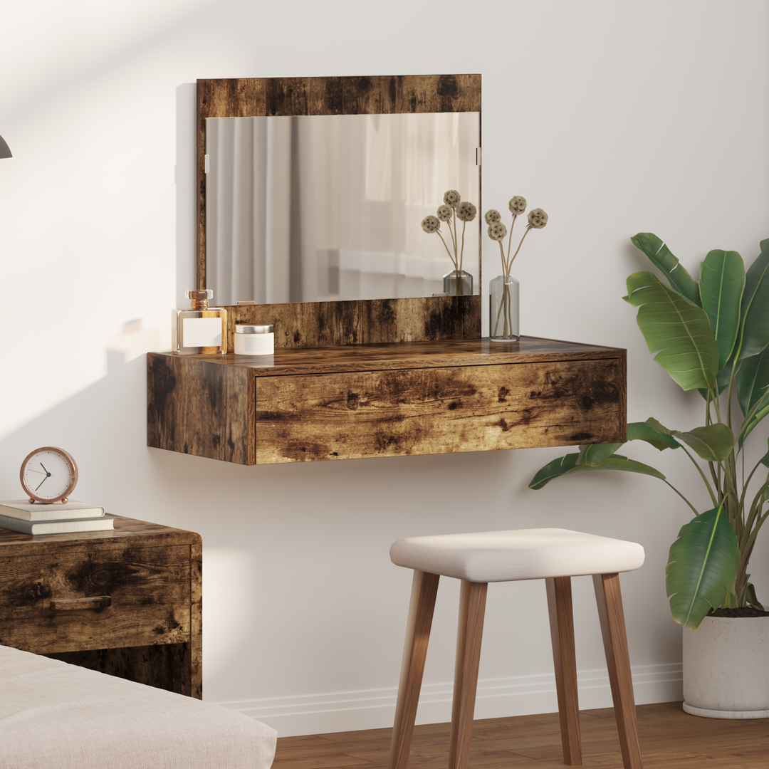 Klædeskab med skuffe Brun 83 x 40 x 70 cm Konstrueret træ