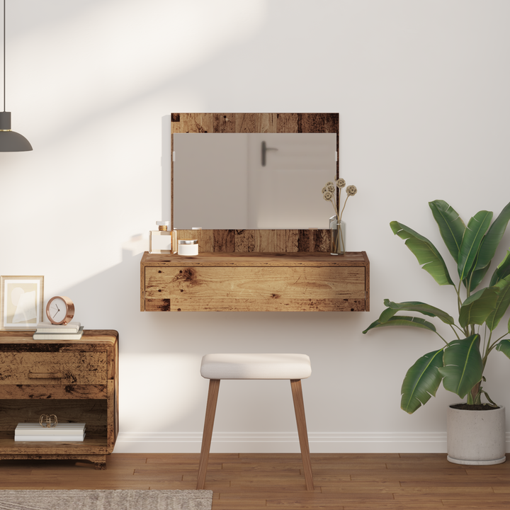 Klædeskab med skuffe Brun 83 x 40 x 70 cm Konstrueret træ