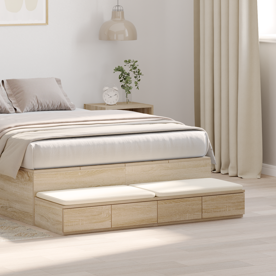 Sengeskuffer Sonoma eg 120 x 36,5 x 16,5 cm Konstrueret træ