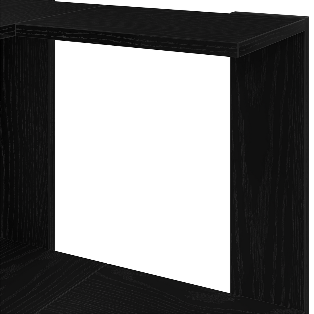Bogreol Sort eg 50 x 50 x 102 cm