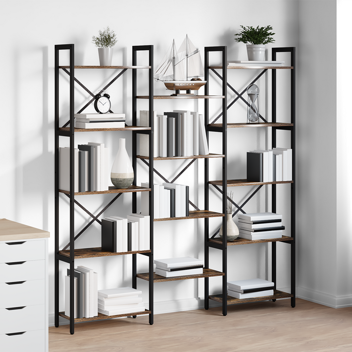 Bogreol Sonoma eg 156 x 25 x 167 cm Konstrueret træ