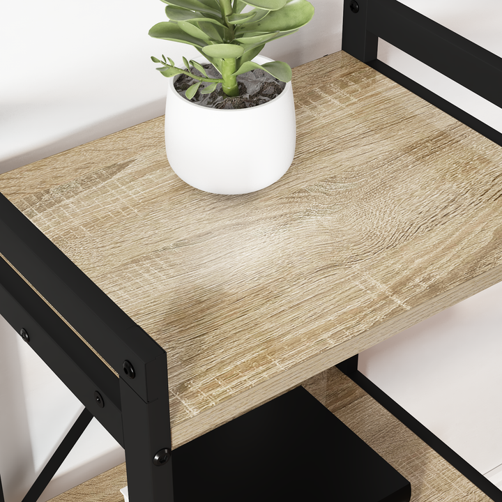 Bogreol Sonoma eg 60 x 30 x 85 cm Konstrueret træ