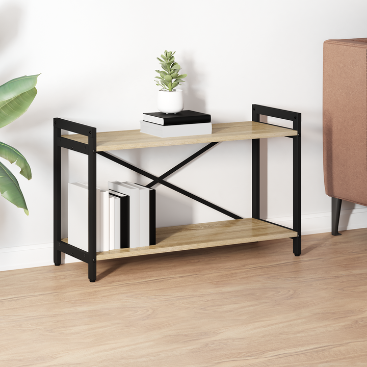 Bogreol Sonoma eg 80 x 30 x 50 cm Konstrueret træ