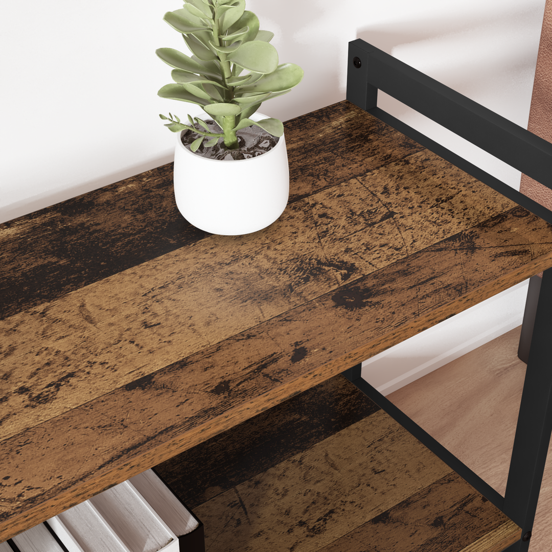 Bogreol Gammelt træ 80 x 30 x 50 cm Konstrueret træ