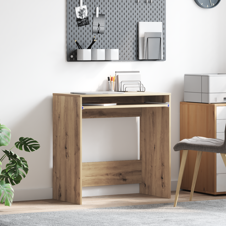 Bord Artisan Egetræ 77,5 x 43 x 79 cm Konstrueret træ