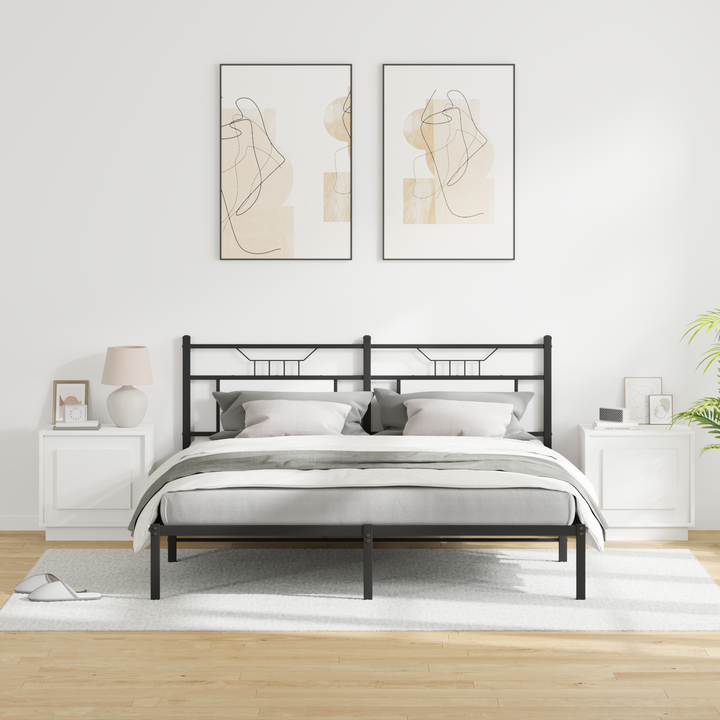 Natskab 2 pcs Hvid 44 x 34,5 x 45 cm Konstrueret træ