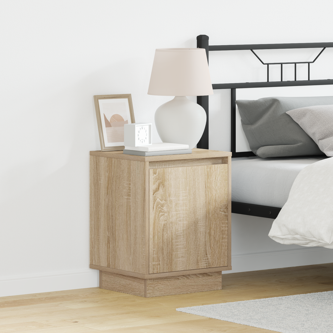 Natskab 2 pcs Sonoma eg 39 x 34,5 x 50 cm Konstrueret træ