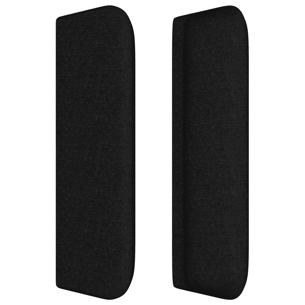 kontinentalseng med madras 90x190 cm stof sort